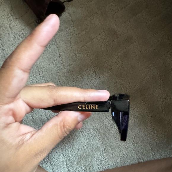 CELINE Black Frame 60-15-135 Lens Sunglasses CL400281 01C - Picture 2 of 7